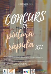 Cartell del XII Concurs de pintura ràpida