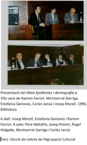 Presentació de la monografia sobre les Epidèmies a Vila-seca 